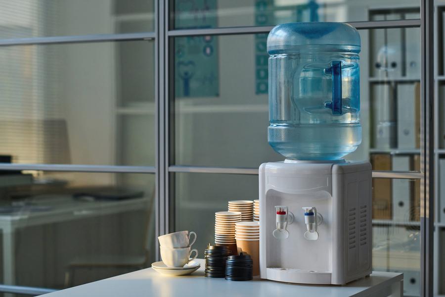 Water dispenser in office environment